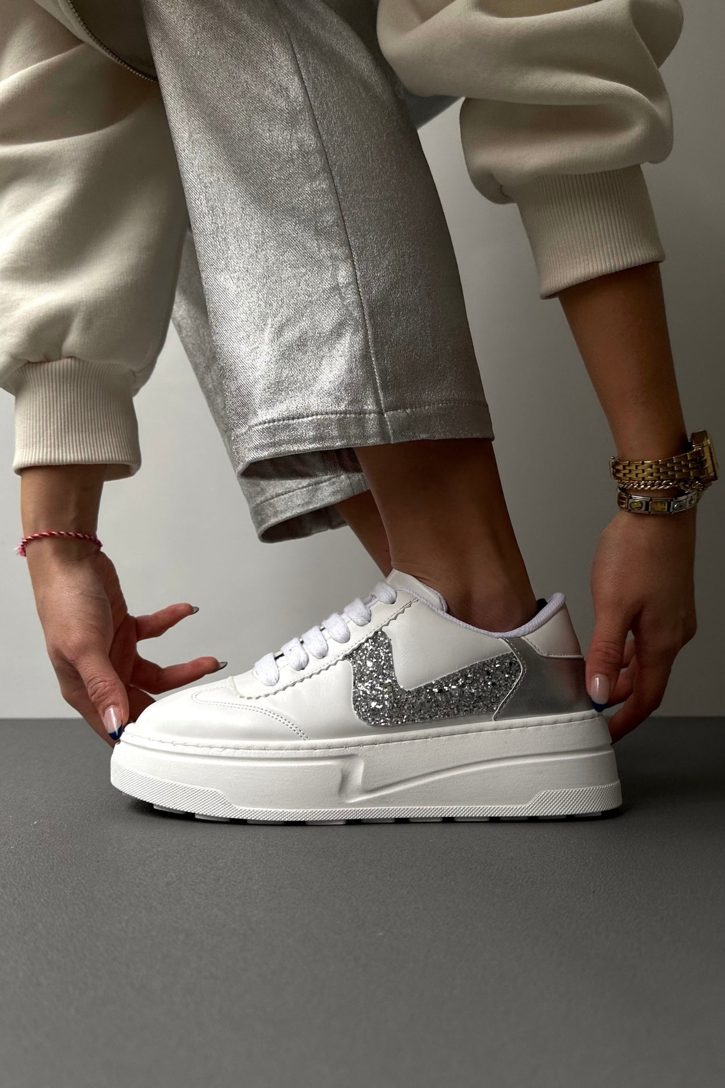 Sparkle White Sneaker