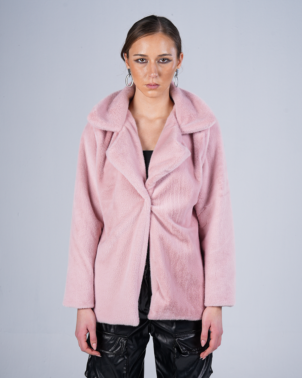 Blush Pink Fleece Jacket