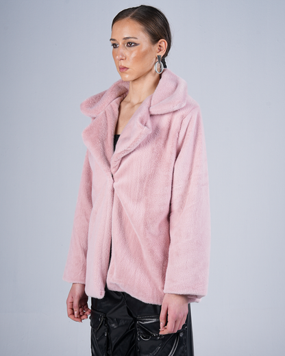 Blush Pink Fleece Jacket